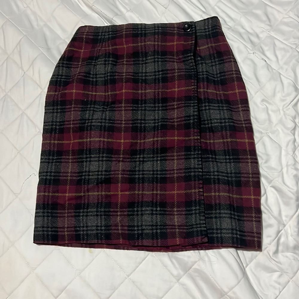Tailor Plaid Pencil skirt. Size 6